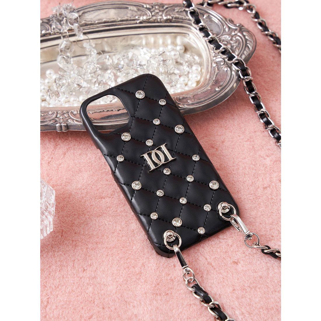 ダーリッチ Darich キルティングビジューiPhoneケース