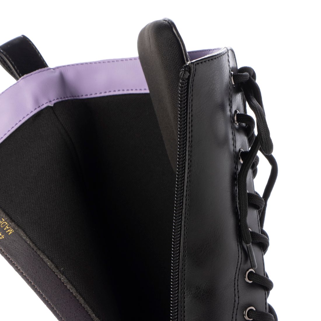 ヨースケ YOSUKE 厚底レースアップブーツ