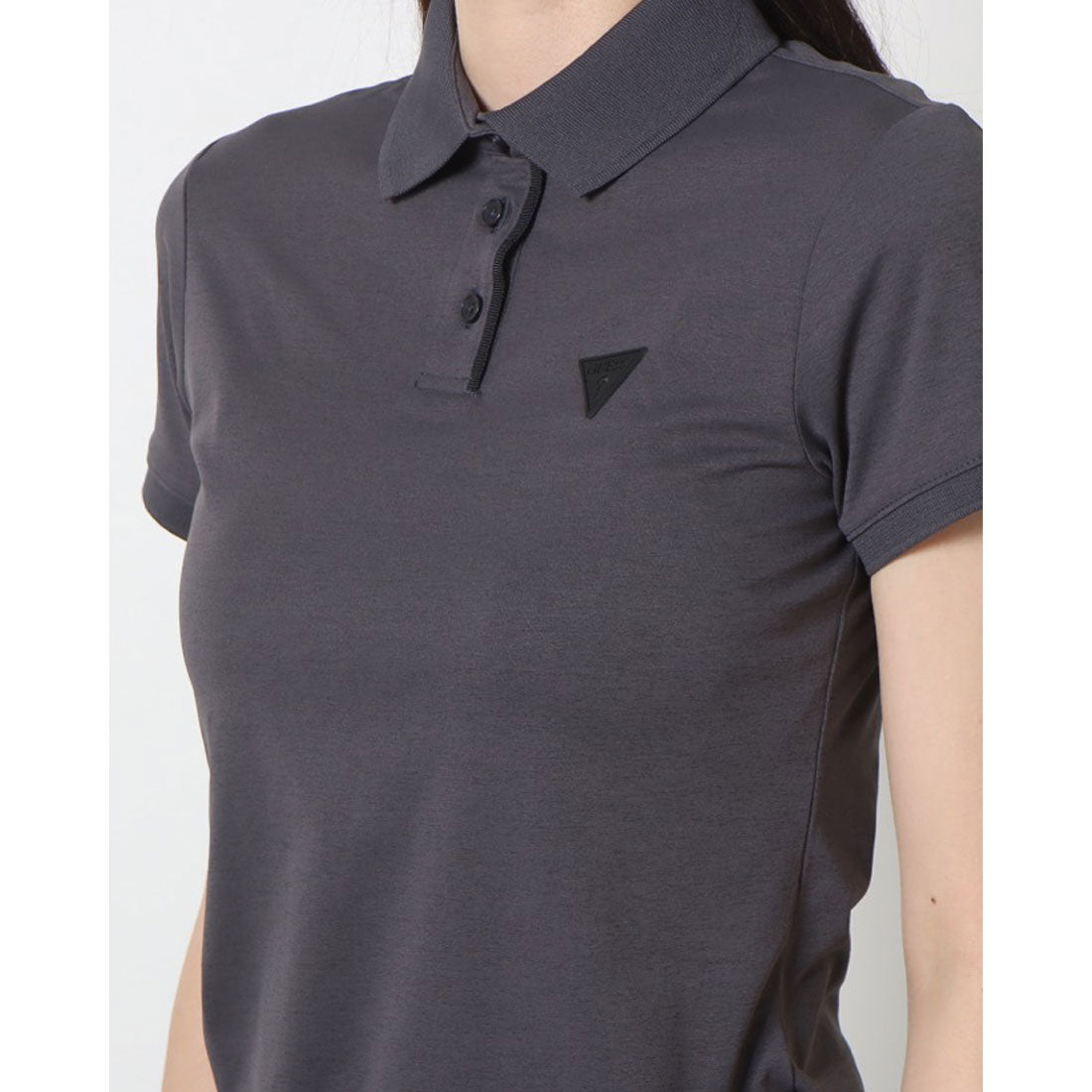 ゲス GUESS Logo Polo Shirt (DGY) 半袖 ポロシャツ DGY