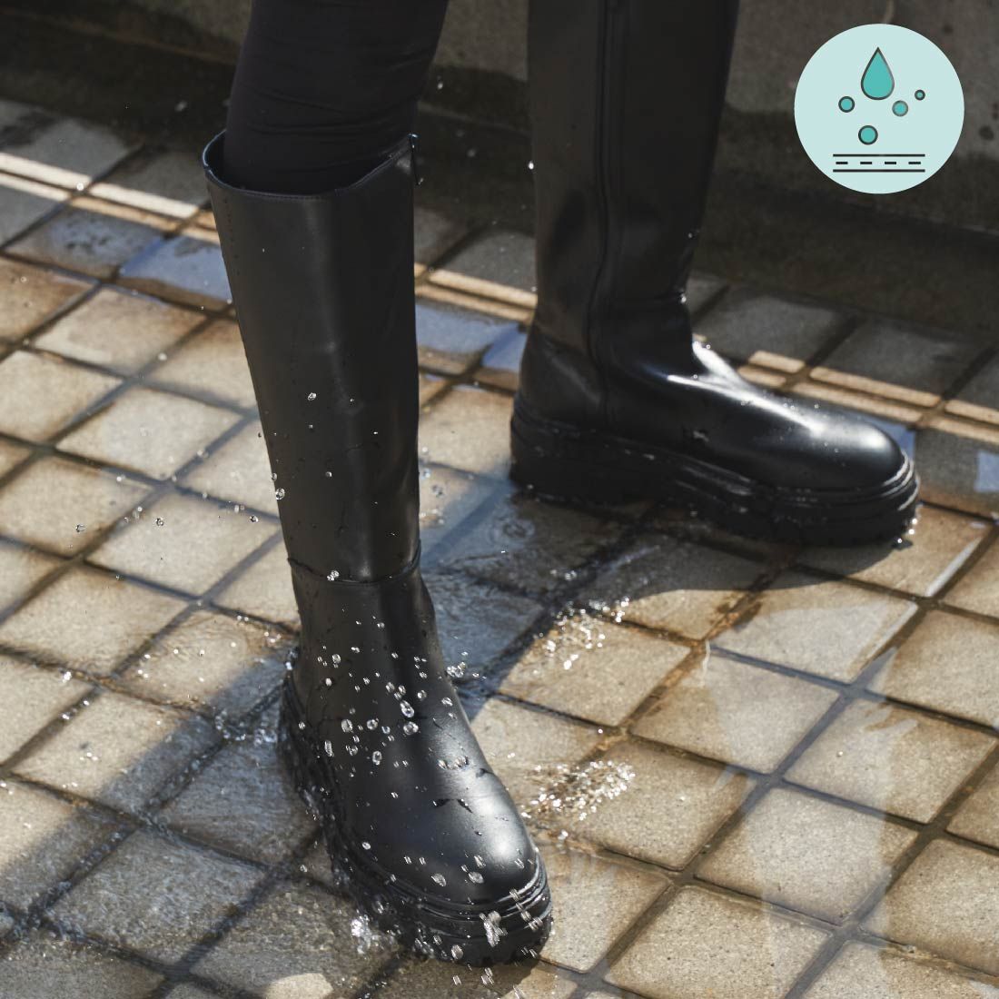 【レイン対応】Lupus /ルプス トラックソールロングブーツ