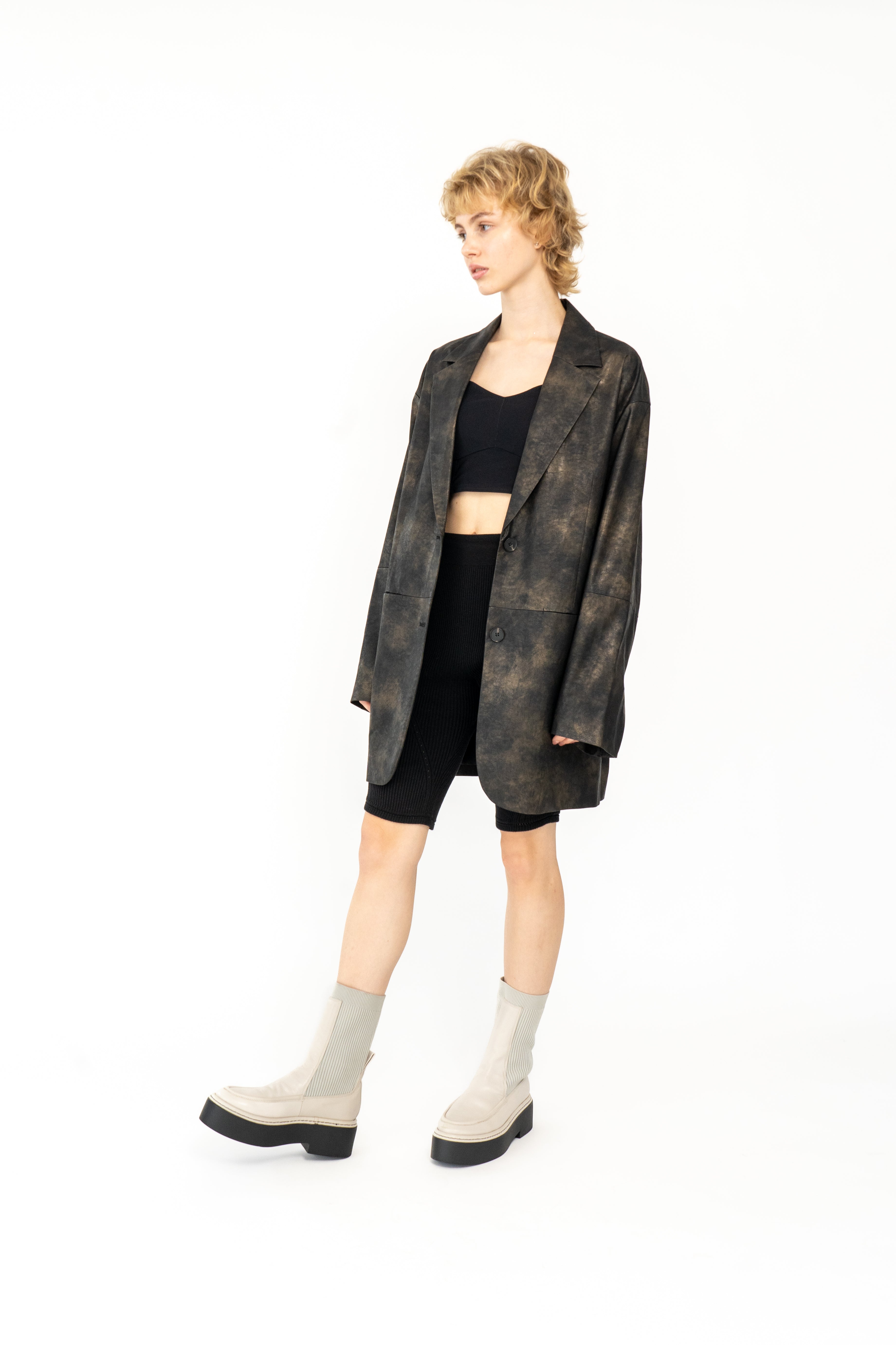 BUENA LEATHER BOOTS (OFF WHITE) OFF WHITE