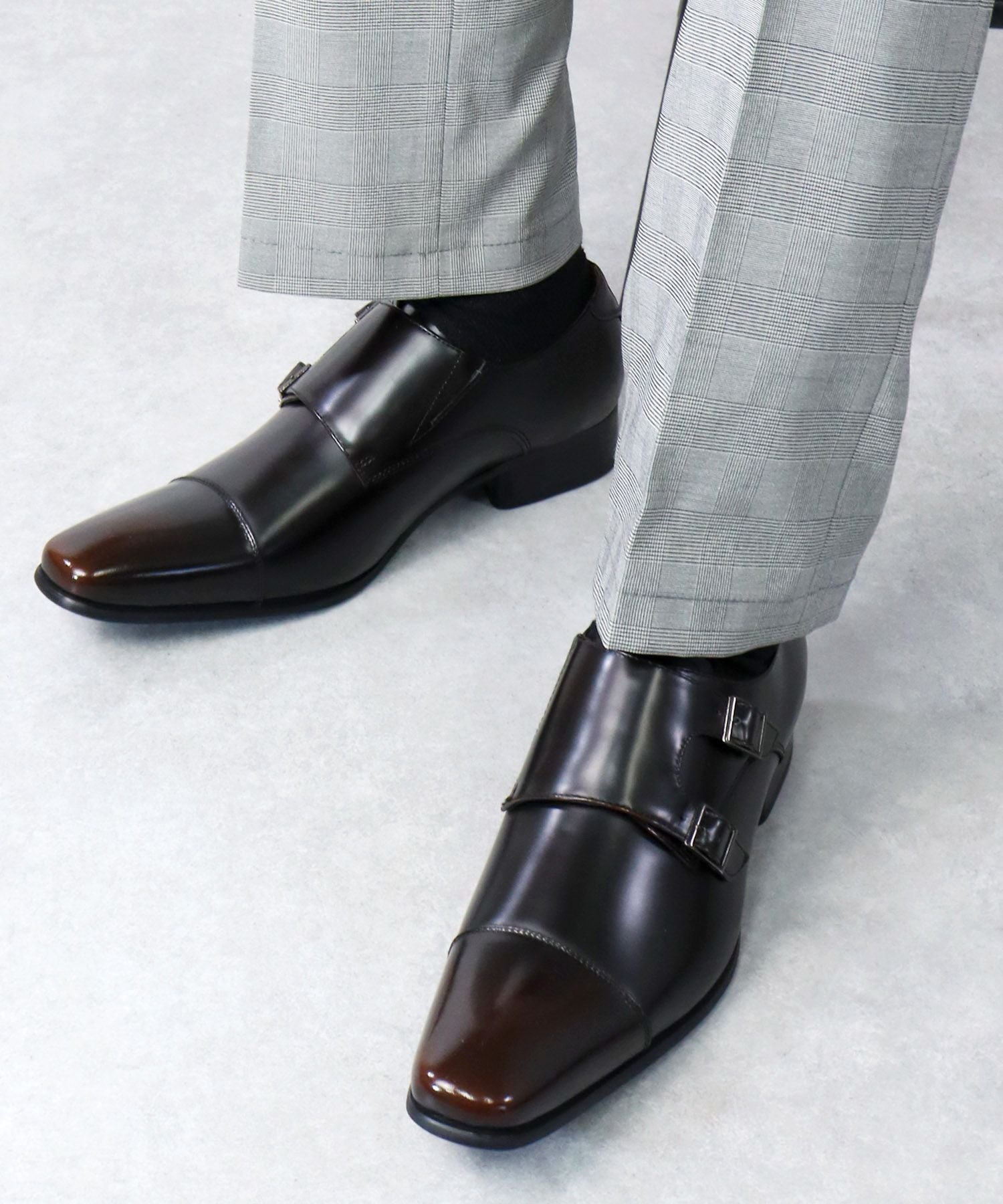 SFW サラバンド SARABANDE ダブルモンクビジネスシューズ/7773