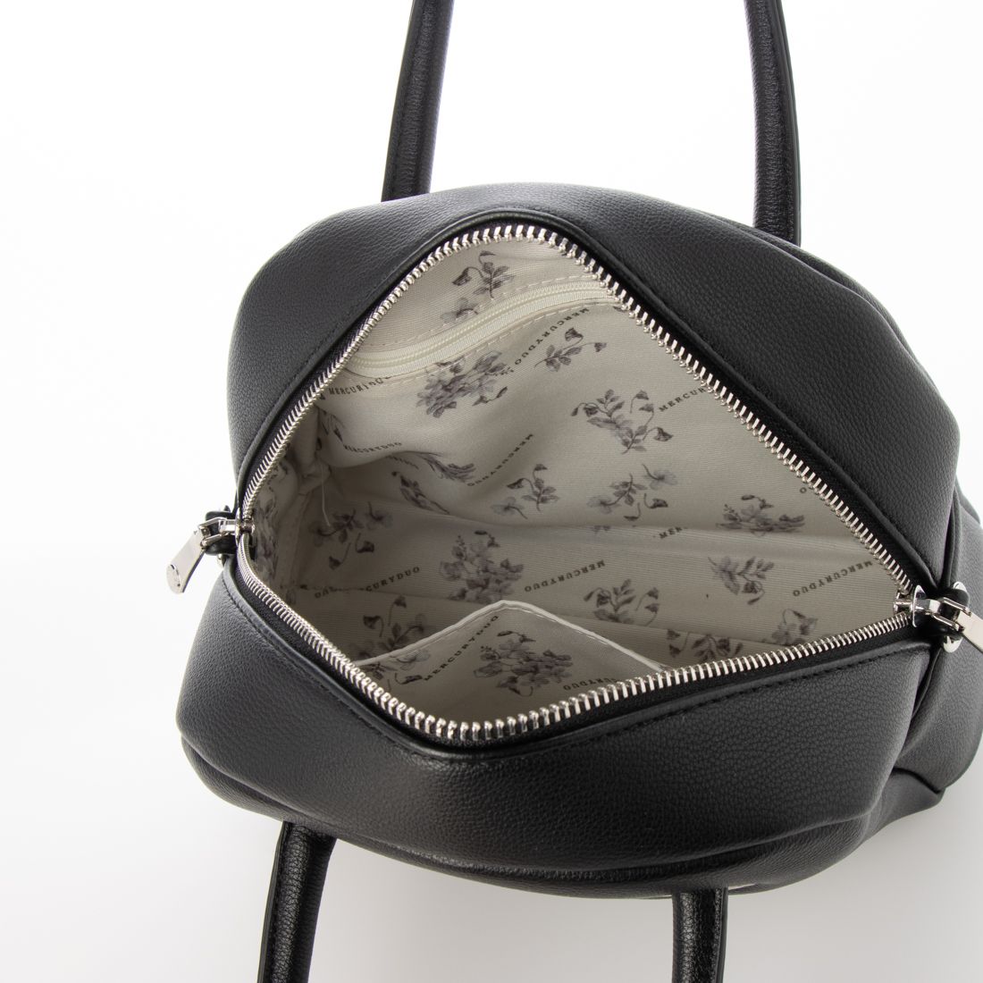 マーキュリーデュオ MERCURYDUO メタルアイレット ミニボストン