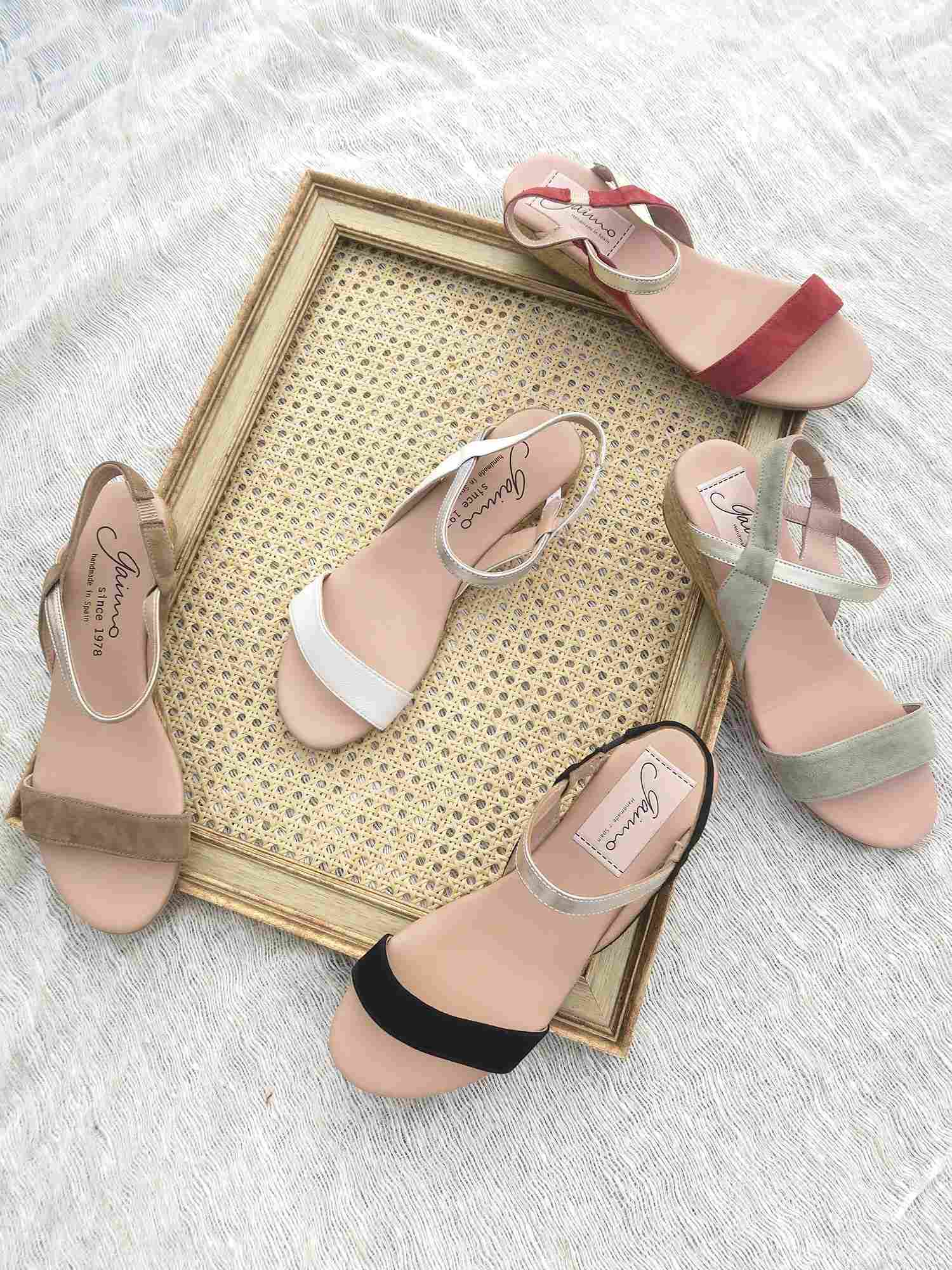 Gaimo Bicolor Strap Sandals