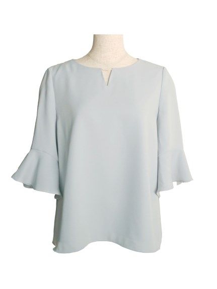 選べる2タイプのTOPS デザインスリーブフレアスカートセットアップ