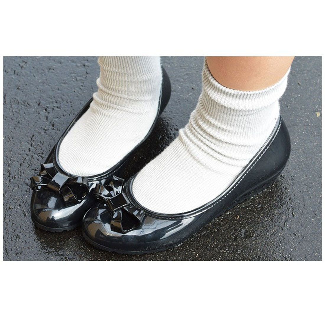 エンジェルフィット Angel FiT レインシューズ パンプス レディース 防水 防滑 レイン ローファー