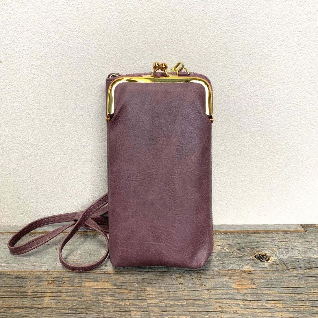 シーアールビー CRB がま口スマホショルダーバッグ