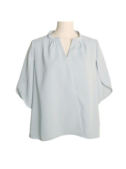 選べる2タイプのTOPS デザインスリーブフレアスカートセットアップ