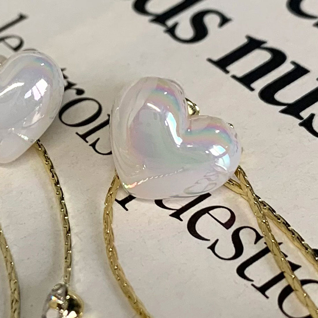 ノンヘッジ non-hedge パールハートピアス (シルバー) シルバー