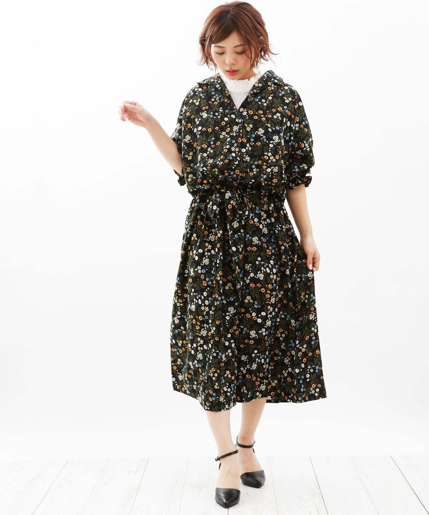 アタガール attagirl 8cm ハイヒール ポインテッドトゥ ストラップ セパレート パンプス