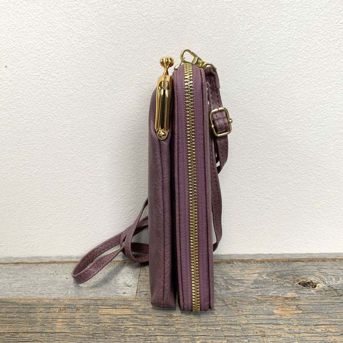 シーアールビー CRB がま口スマホショルダーバッグ