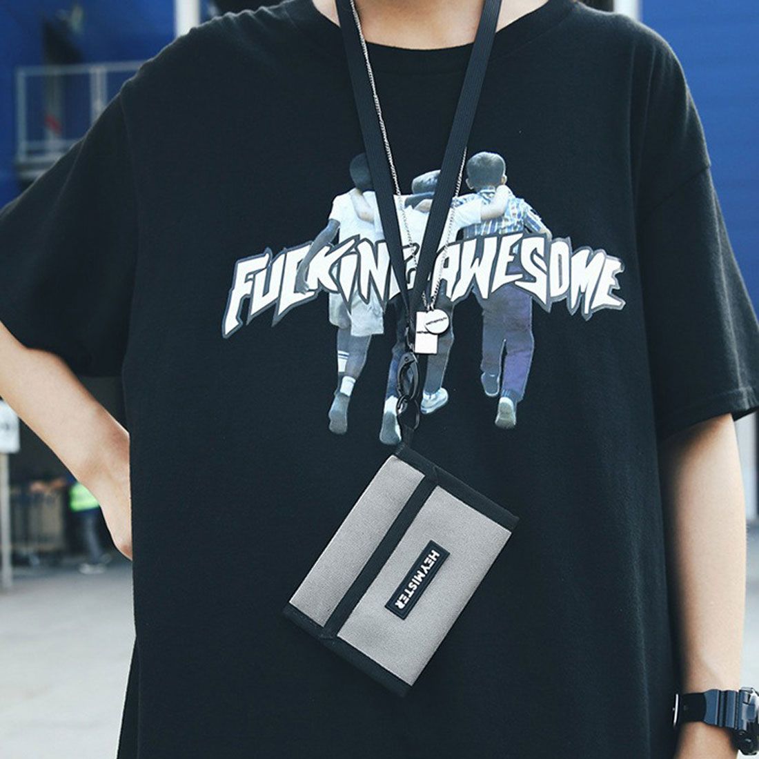 リアルスタイル REAL STYLE ミニ財布 キッズ財布 男子 三つ折り 紐付き 首かけ 子供 子ども用 ひも ストラップ ミニ スポーツ