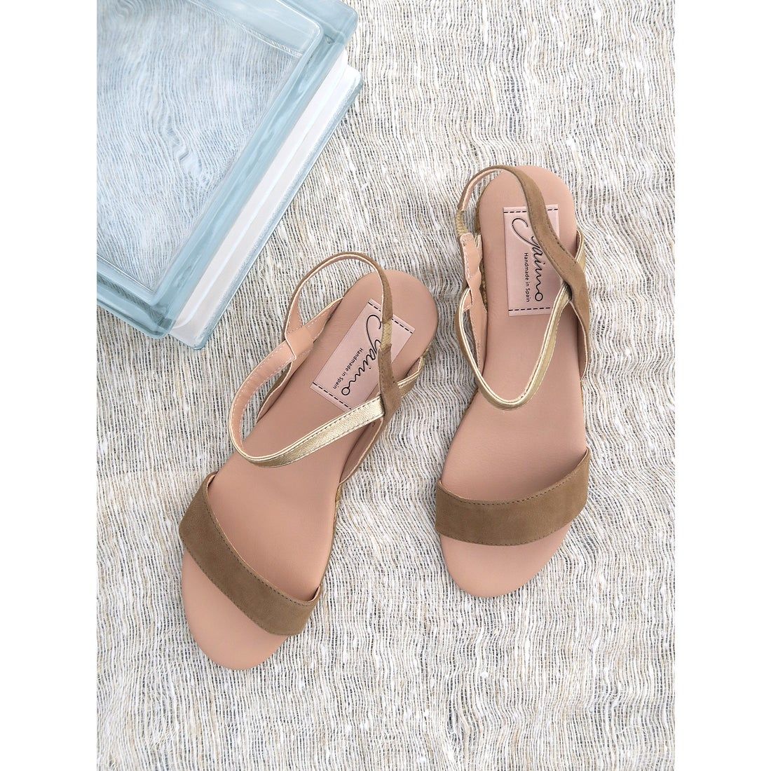 Gaimo Bicolor Strap Sandals
