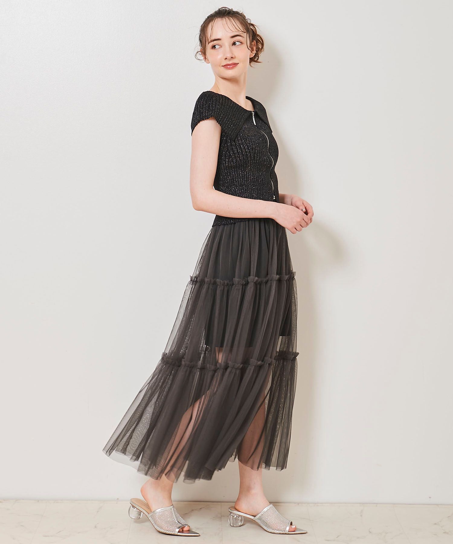 トランテアン ソン ドゥ モード 31 Sons de mode チュール×ミニスカート