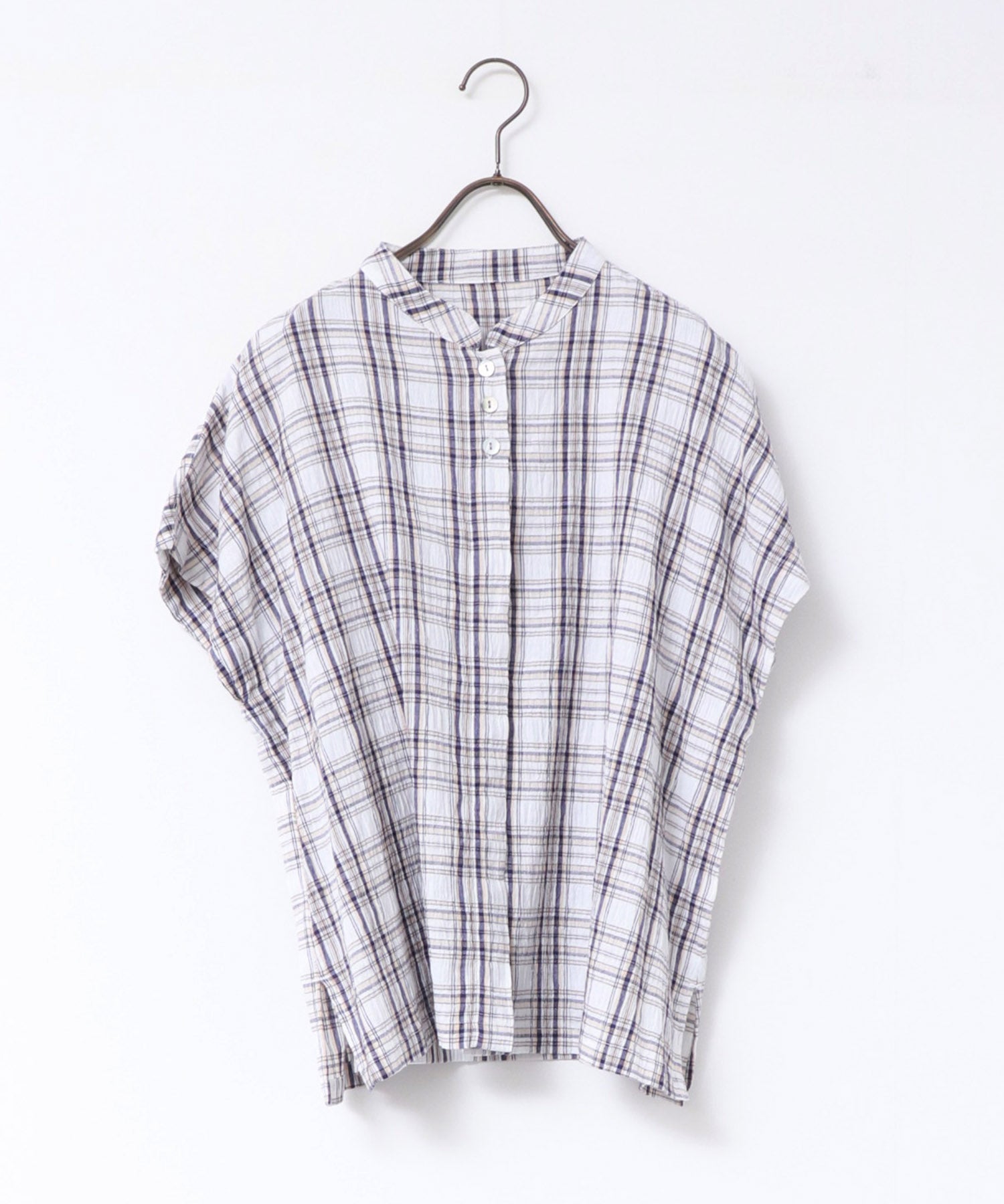 ノイア Noia チェックシャツ (ブラック) ブラック