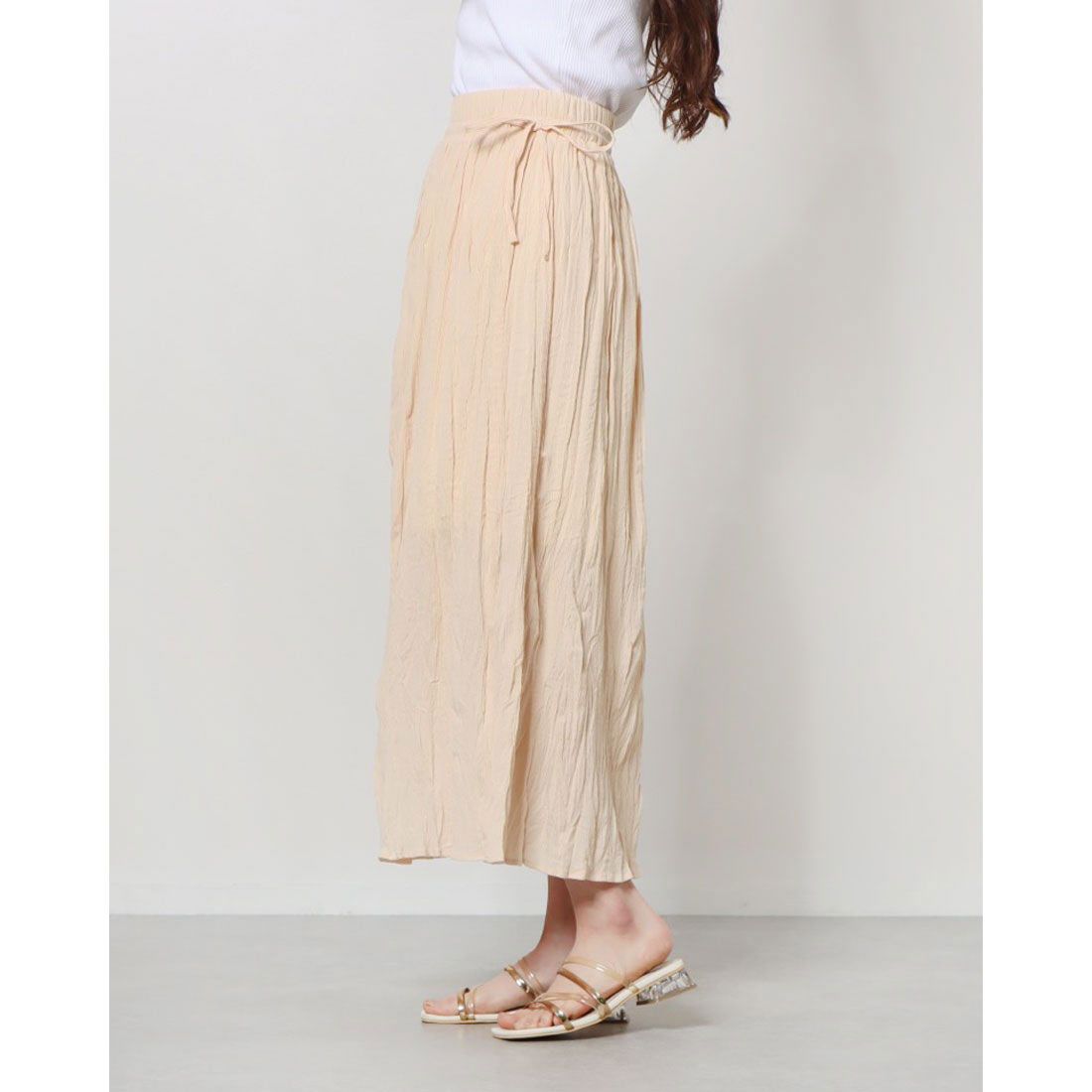 アルシーヴアウトレット archives コットンクリンクルスカート