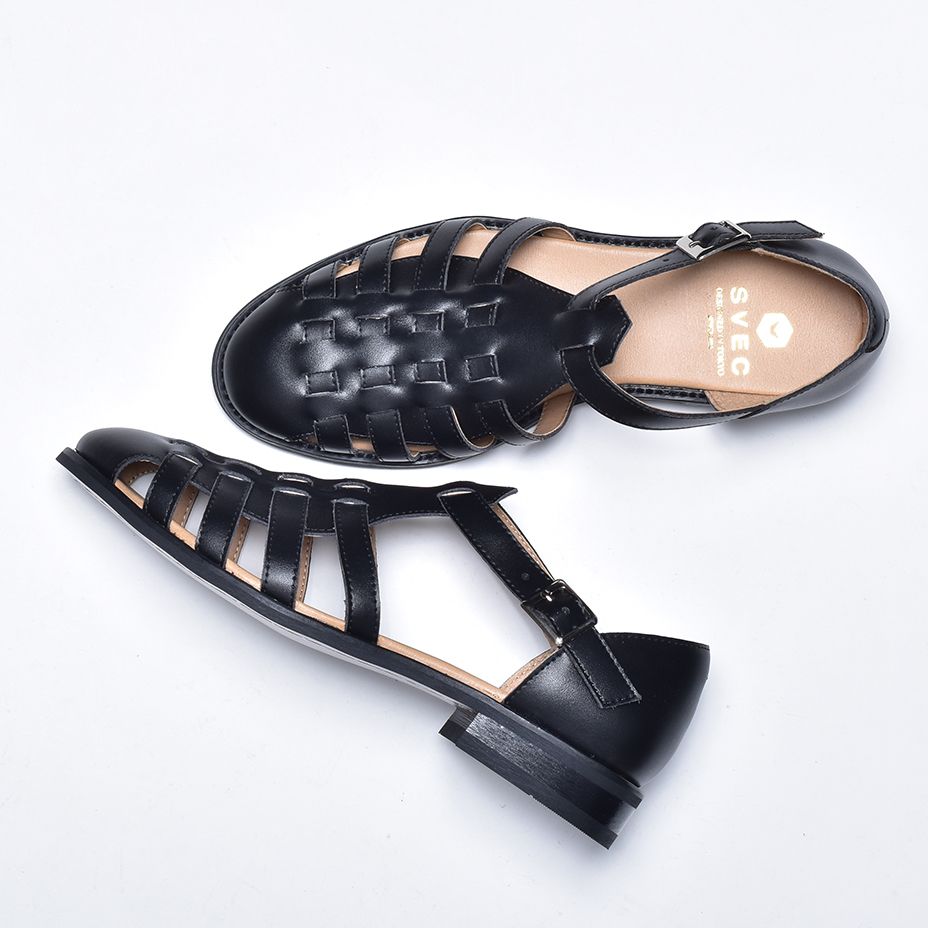 シュベック SVEC レザーグルカサンダル