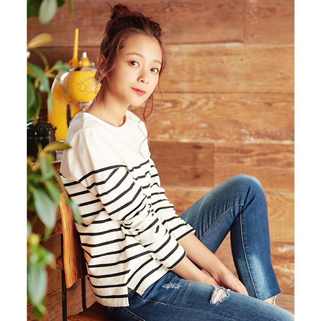 コウベレタス KOBE LETTUCE 【コットン100%】ボーダーカットソー【パネル】