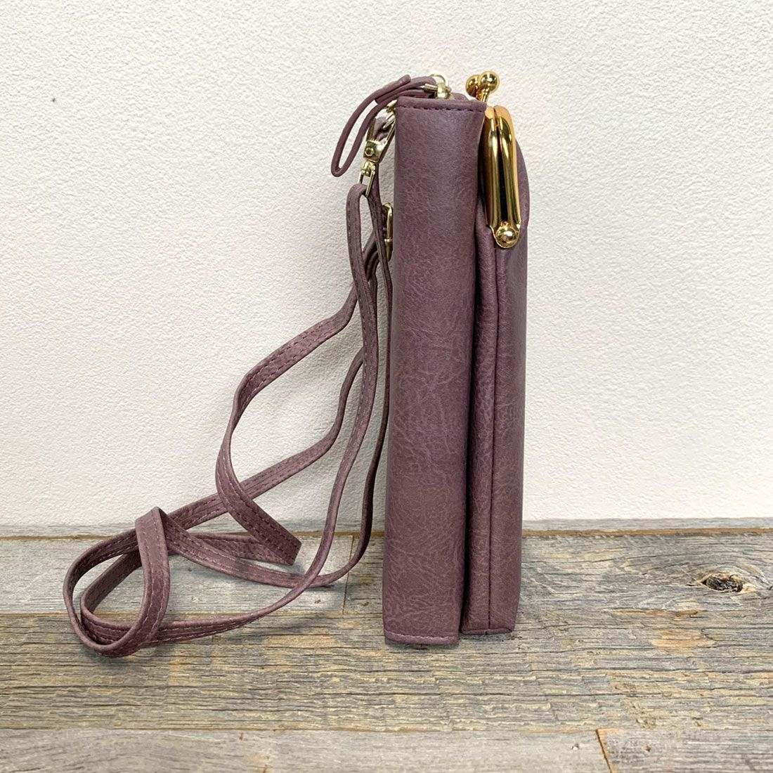 シーアールビー CRB がま口スマホショルダーバッグ