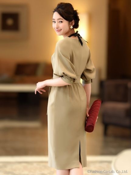 バルーンスリーブワンピース