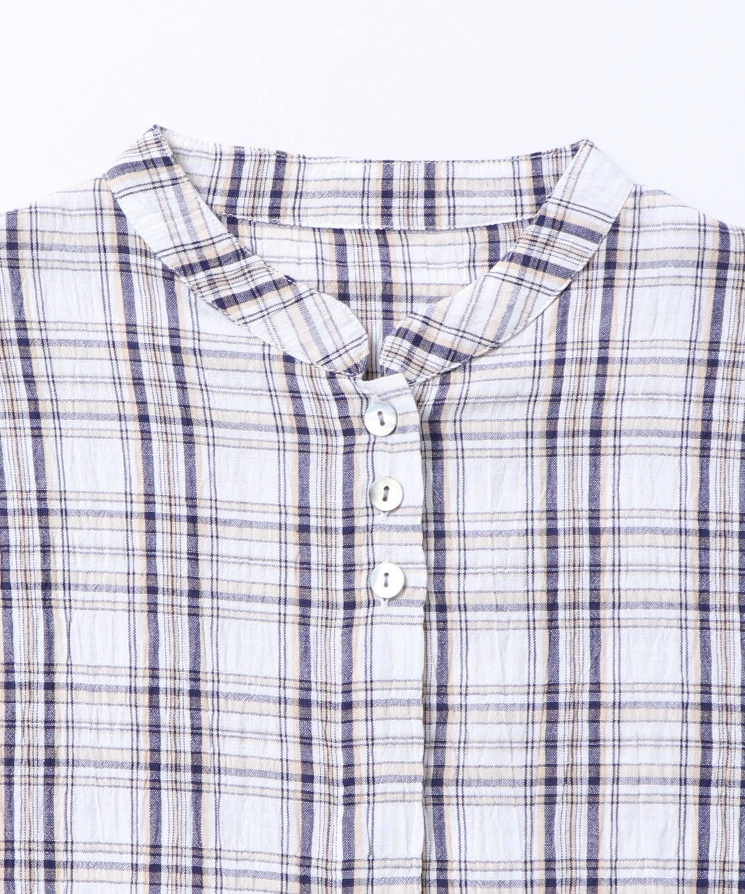 ノイア Noia チェックシャツ (ブラック) ブラック