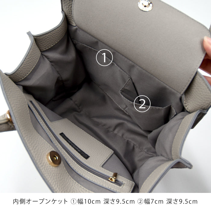 アクアガレージ aquagarage ハンドバッグ ショルダーバッグ (ブラック) ブラック