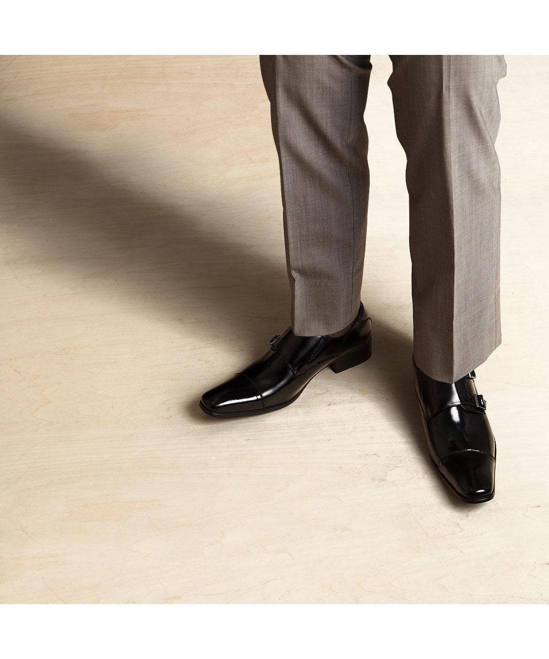 SFW サラバンド SARABANDE ダブルモンクビジネスシューズ/7773