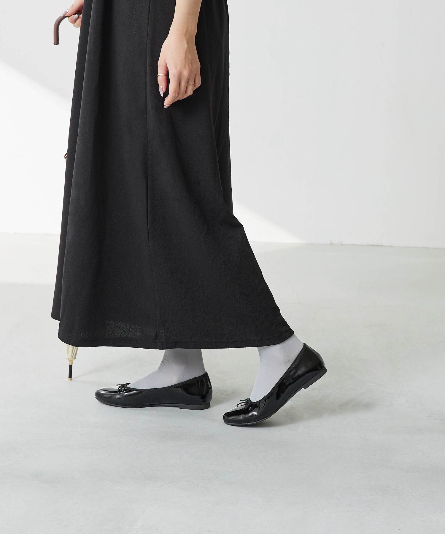 メヌエ Menue レイン バレエシューズ