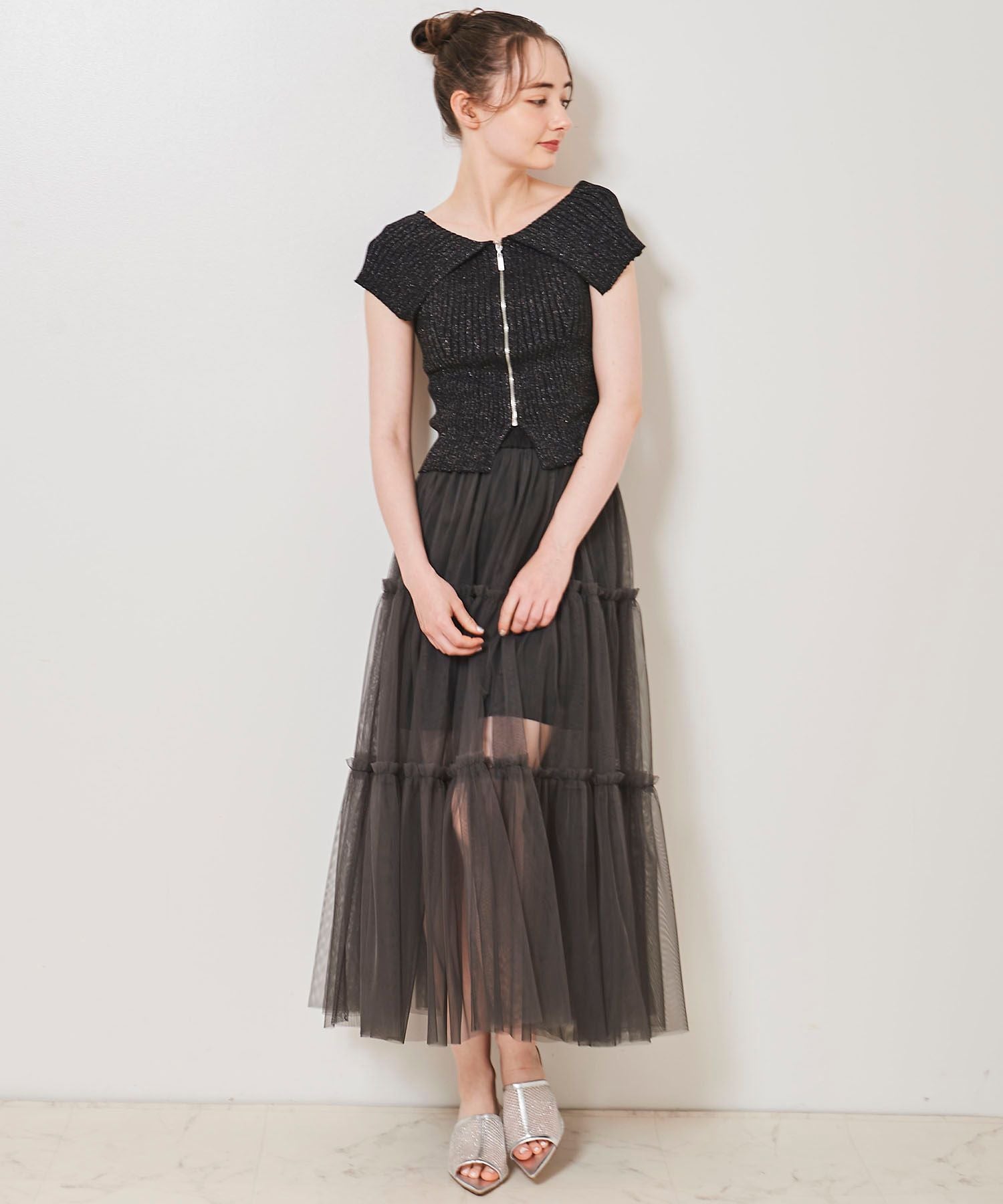 トランテアン ソン ドゥ モード 31 Sons de mode チュール×ミニスカート