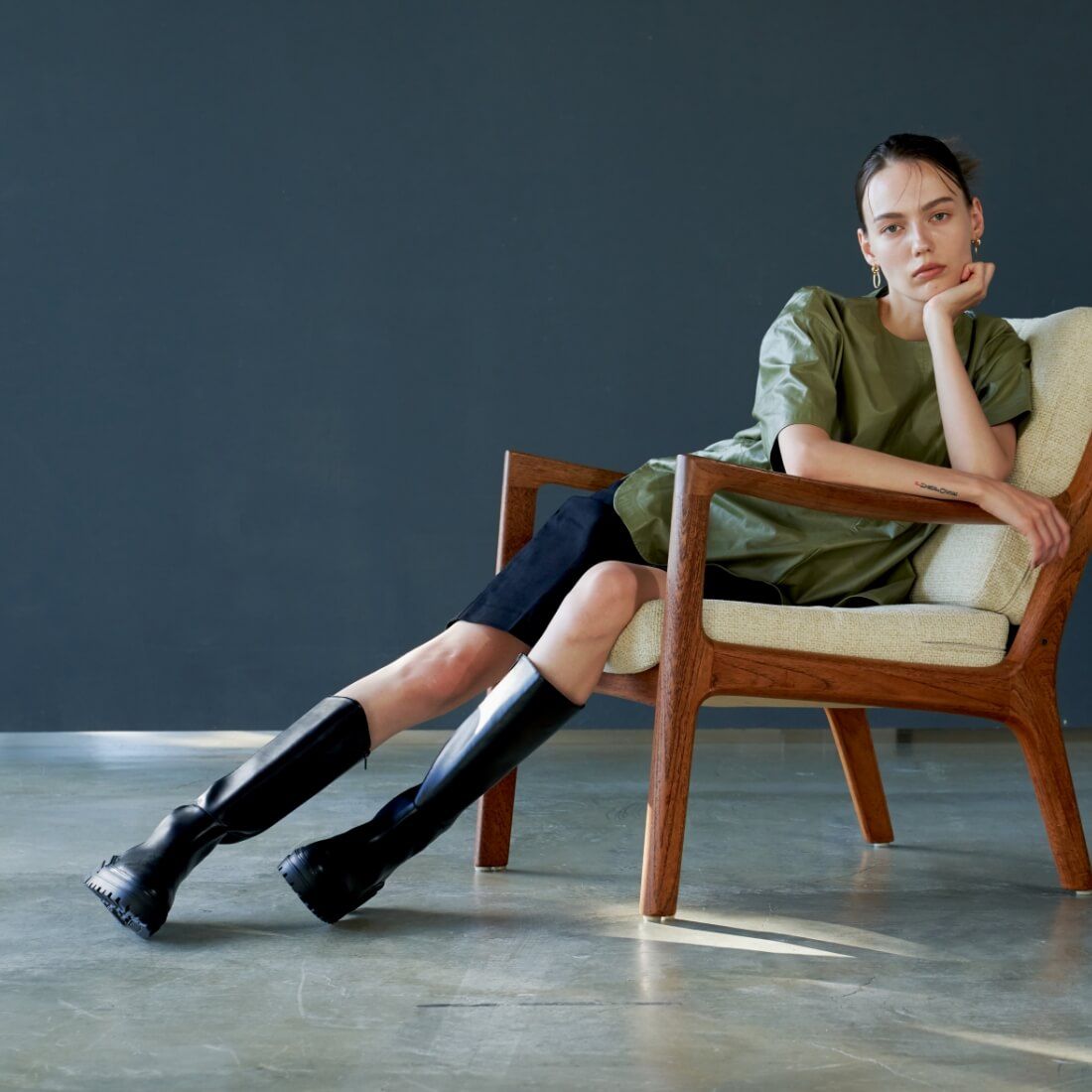 【レイン対応】Lupus /ルプス トラックソールロングブーツ