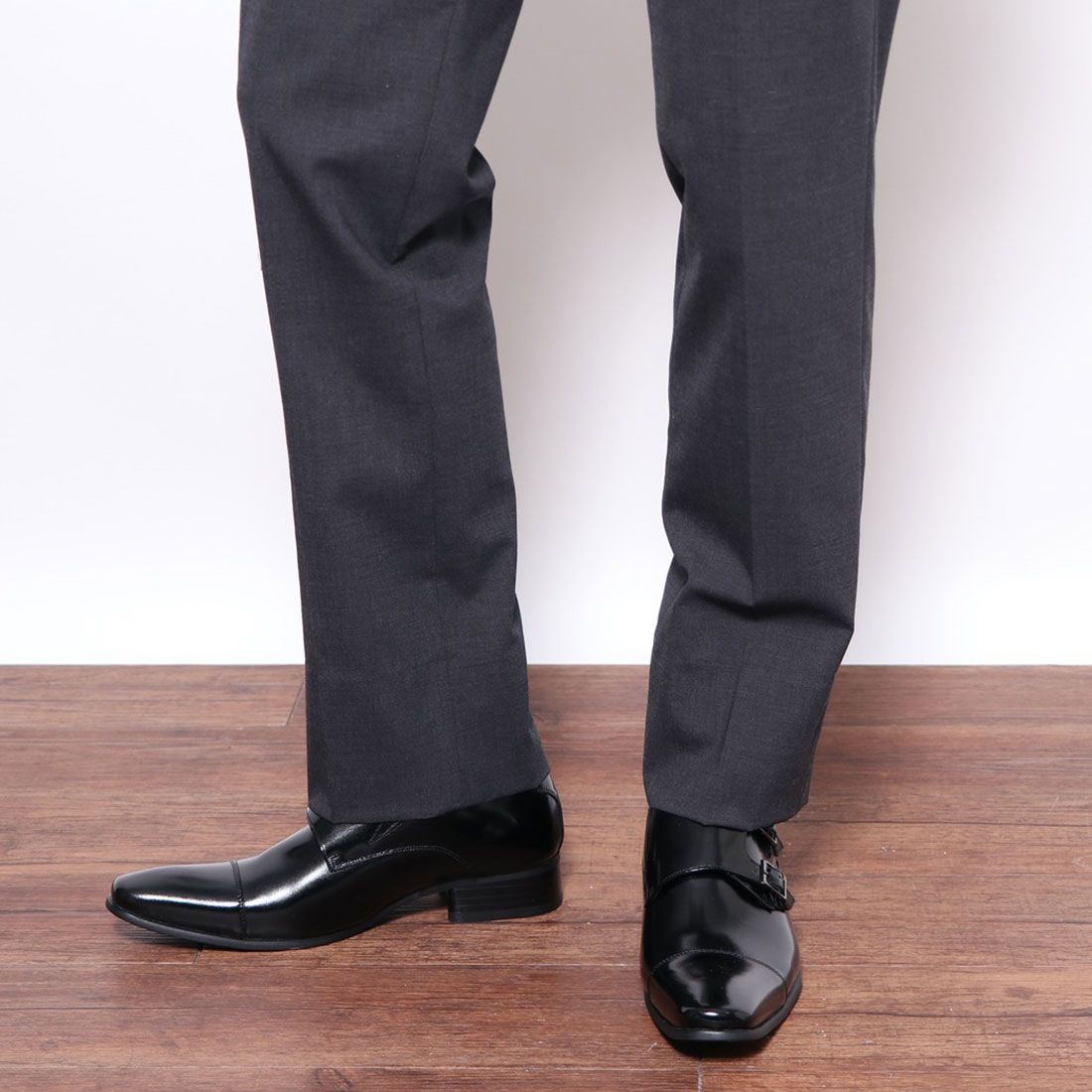 SFW サラバンド SARABANDE ダブルモンクビジネスシューズ/7773