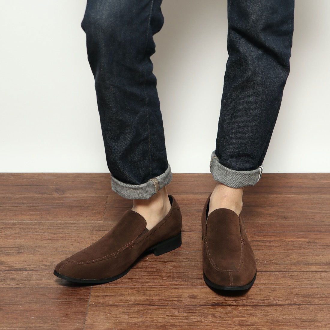 SFW ラスアンドフリス LASSU&FRISS スクエアトゥロングノーズスリッポンシューズ/940