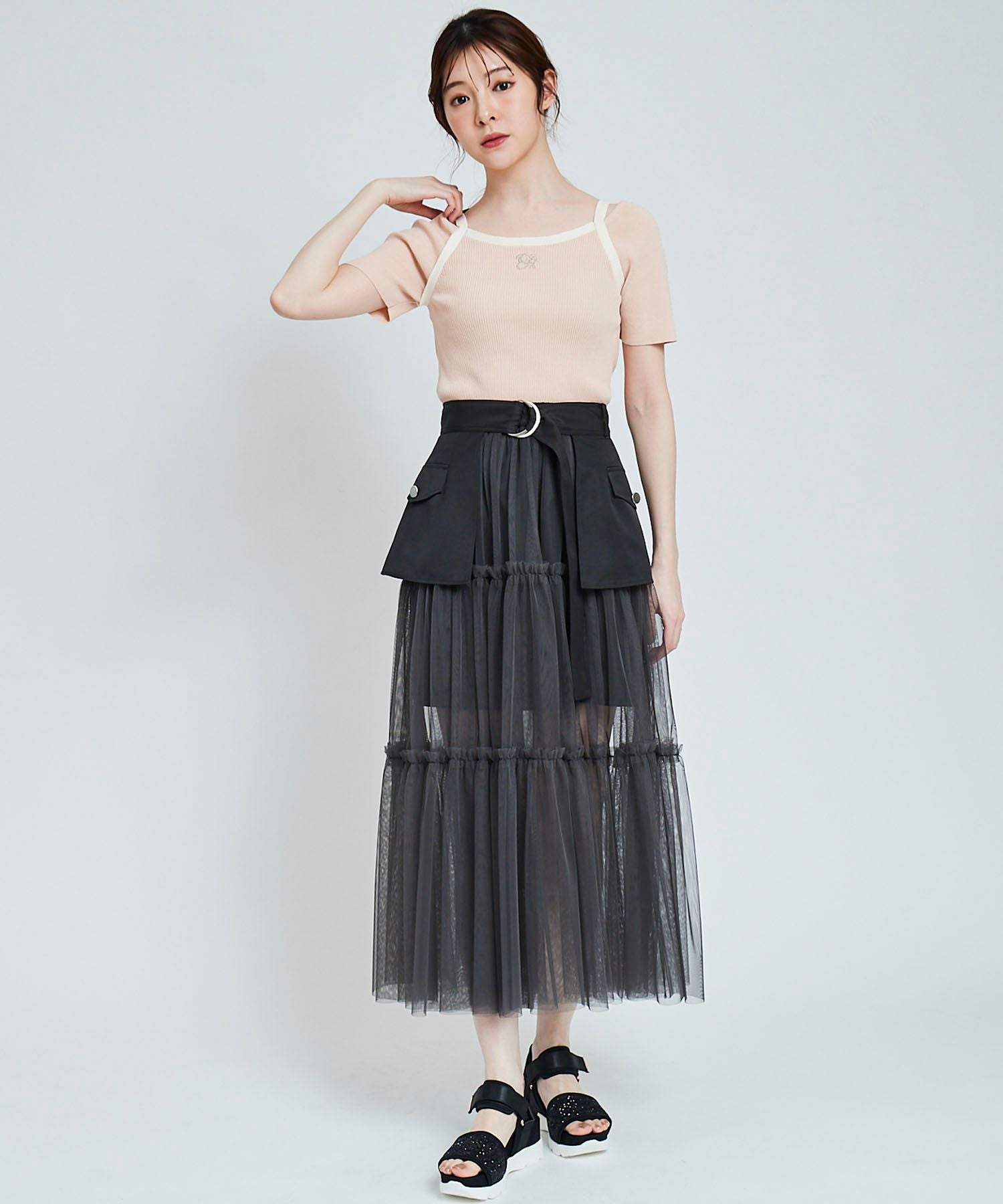トランテアン ソン ドゥ モード 31 Sons de mode チュール×ミニスカート