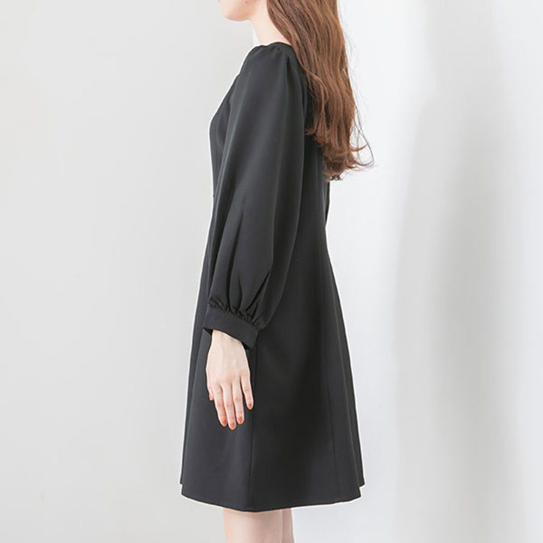 ユメテンボウ 夢展望 【選べる丈】Aラインワンピ (ショート アイスグレー) ショート アイスグレー