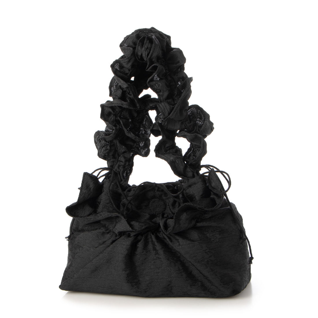ランダ RANDA ジャガードシャーリングバック (BLACK) BLACK
