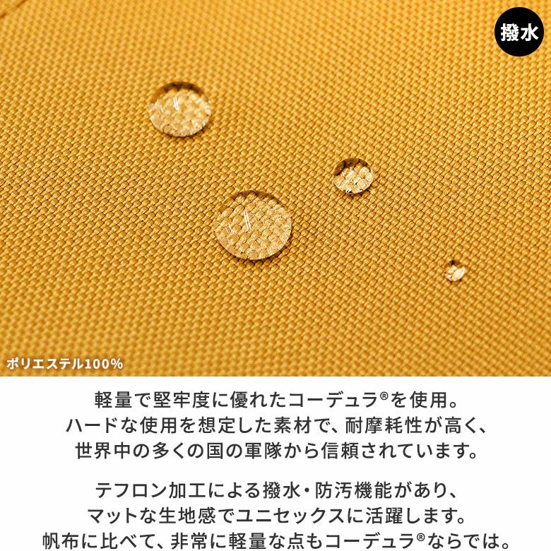 がま口ポシェット型ボディバッグ コーデュラ