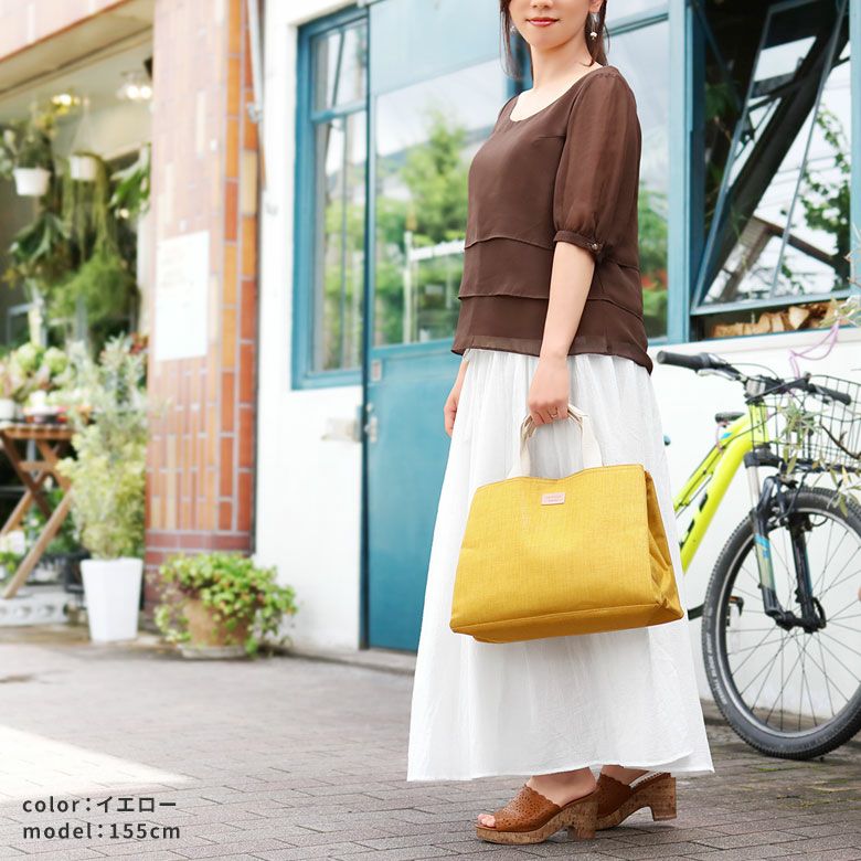がま口台形トートバッグ Sarei MONTANA