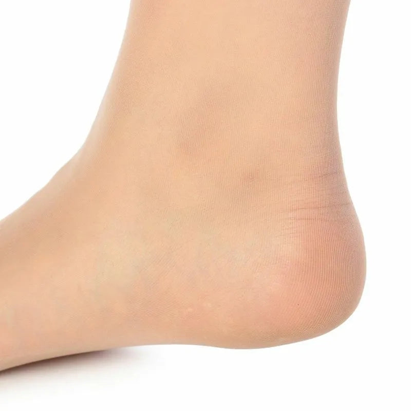 Satisfied Beautiful Comfortable Sheer-resistant Plain Pantyhose Non-run Design L-LL Nude Beige 535 10 pairs