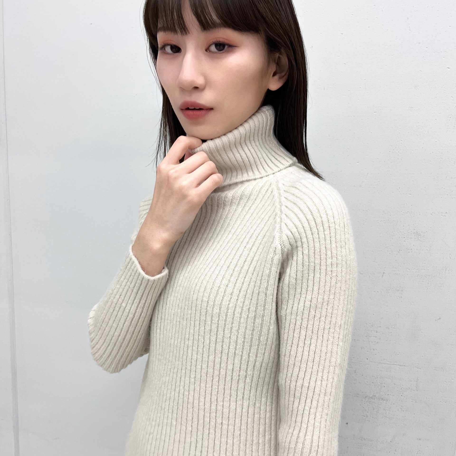 AndoSoulé和Soiree Turtle脖子肋骨編織一件