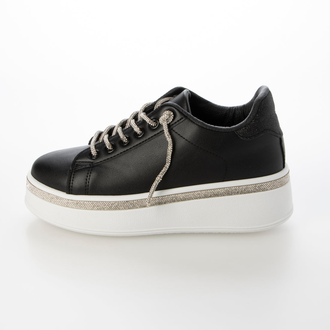 シューズインクローゼット Shoes in Closet -シュークロ- 厚底 ラインストーン スリッポン スニーカー 6432