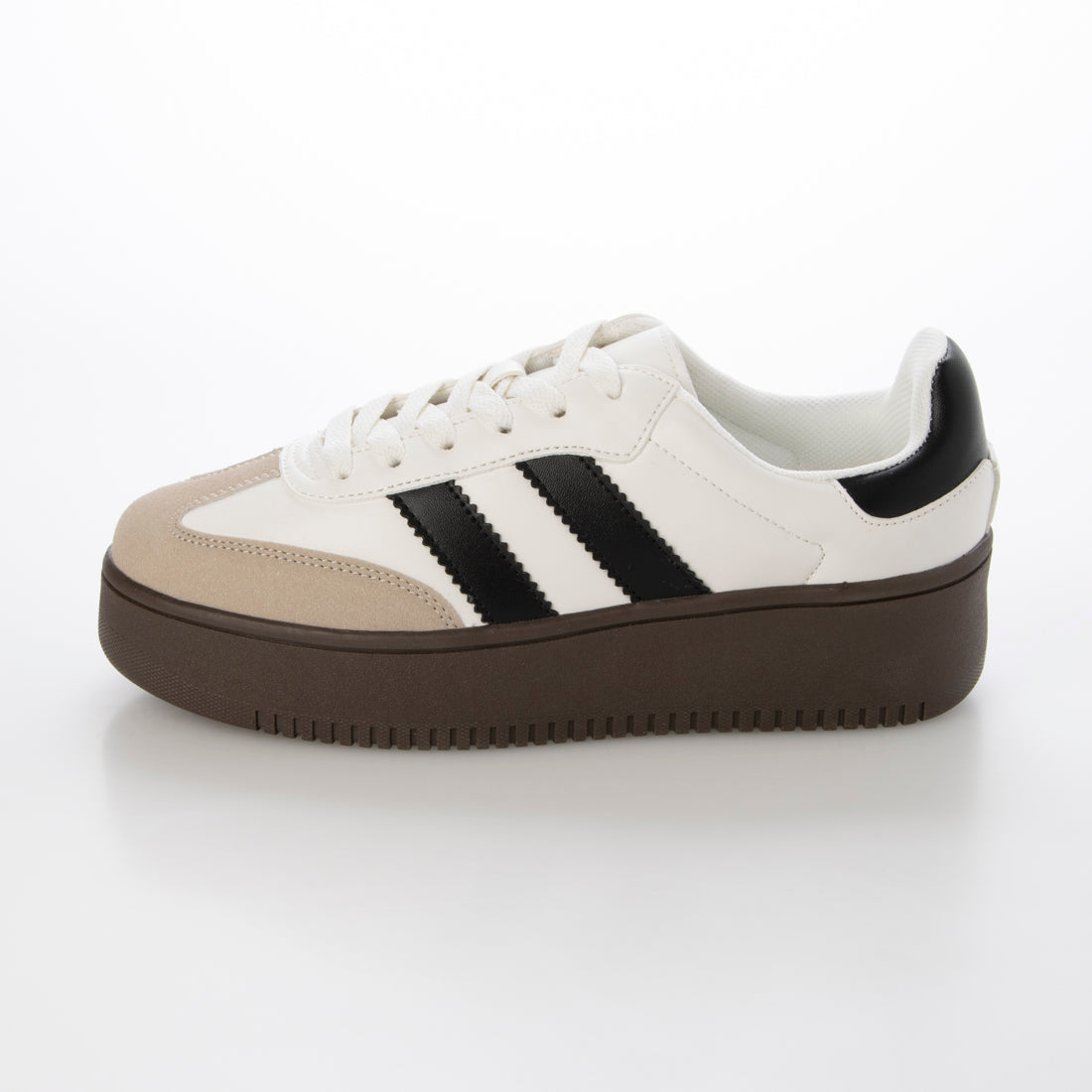 Shoes in Closet - Shukuro - Lightweight Thick Sole Basic Double Line Sneakers 2448