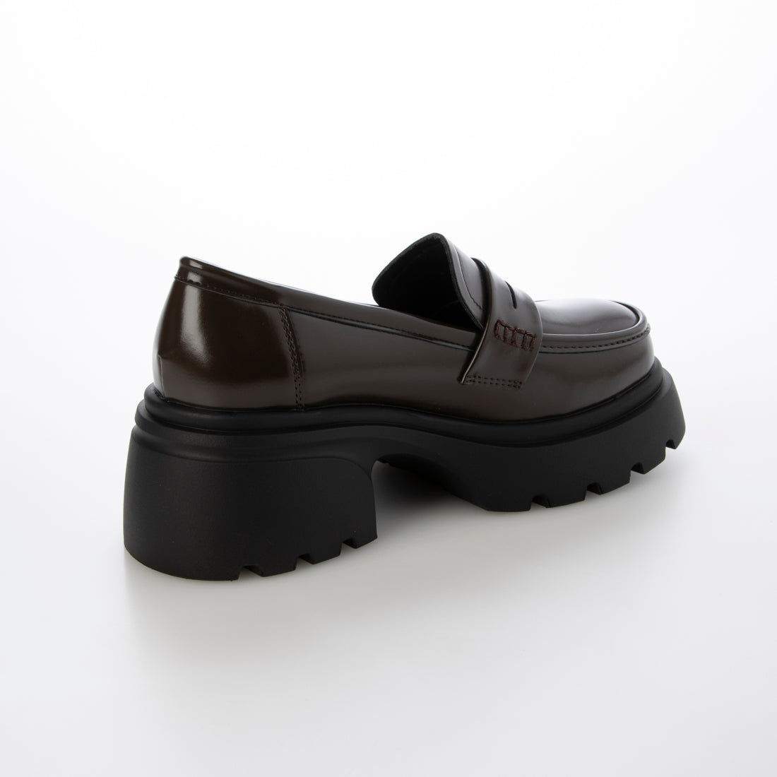 Shoes in Closet - Shukuro - Lightweight Thick Sole Tank Sole Heel Up Coin Loafer 774