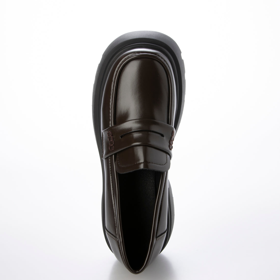 Shoes in Closet - Shukuro - Lightweight Thick Sole Tank Sole Heel Up Coin Loafer 774