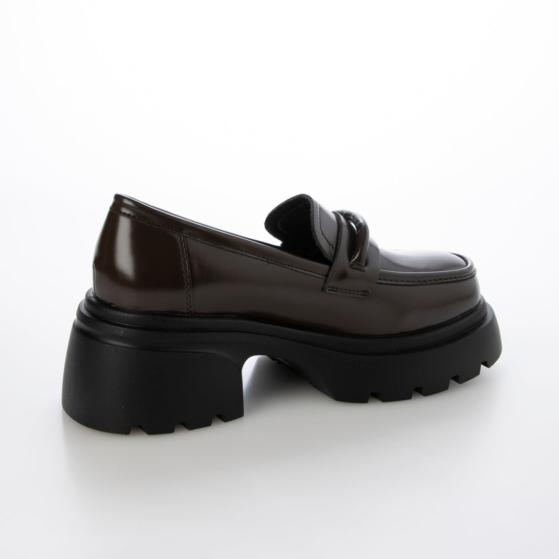 Shoes in Closet - Shukuro - Thick Sole Tank Sole Strap Design Loafer 778