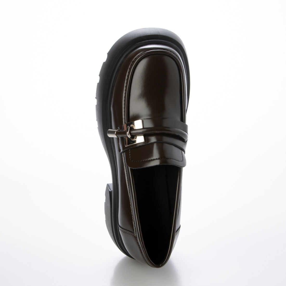 Shoes in Closet - Shukuro - Thick Sole Tank Sole Strap Design Loafer 778