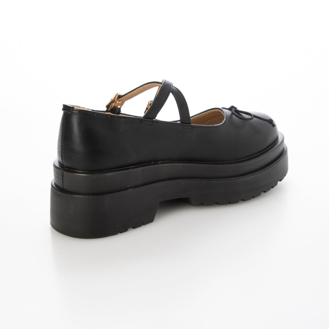 Shoes in Closet - Shukuro - Lightweight Thick Sole Double Sole 2WAY Strap Ribbon Mary Jane 6943