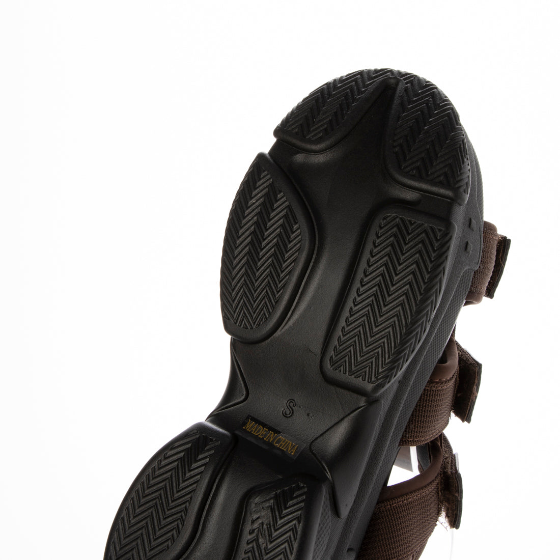 シューズインクローゼット Shoes in Closet -シュークロ- 軽量厚底 高反発クッションソール ベルクロ スポーツサンダル 7485 （ダークブラウン） ダークブラウン
