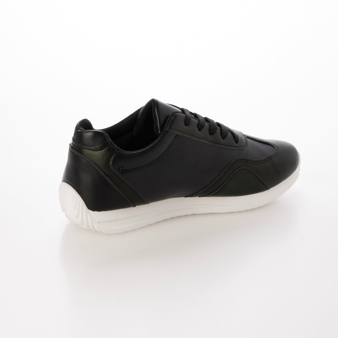シューズインクローゼット Shoes in Closet -シュークロ- 軽量 フラットソール レースアップスニーカー 995 （ブラック） ブラック