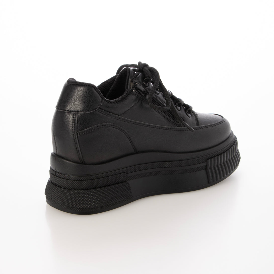 シューズインクローゼット Shoes in Closet -シュークロ- 厚底 プラットフォーム インヒール スニーカー5951 （ブラック/ブラック） ブラック/ブラック