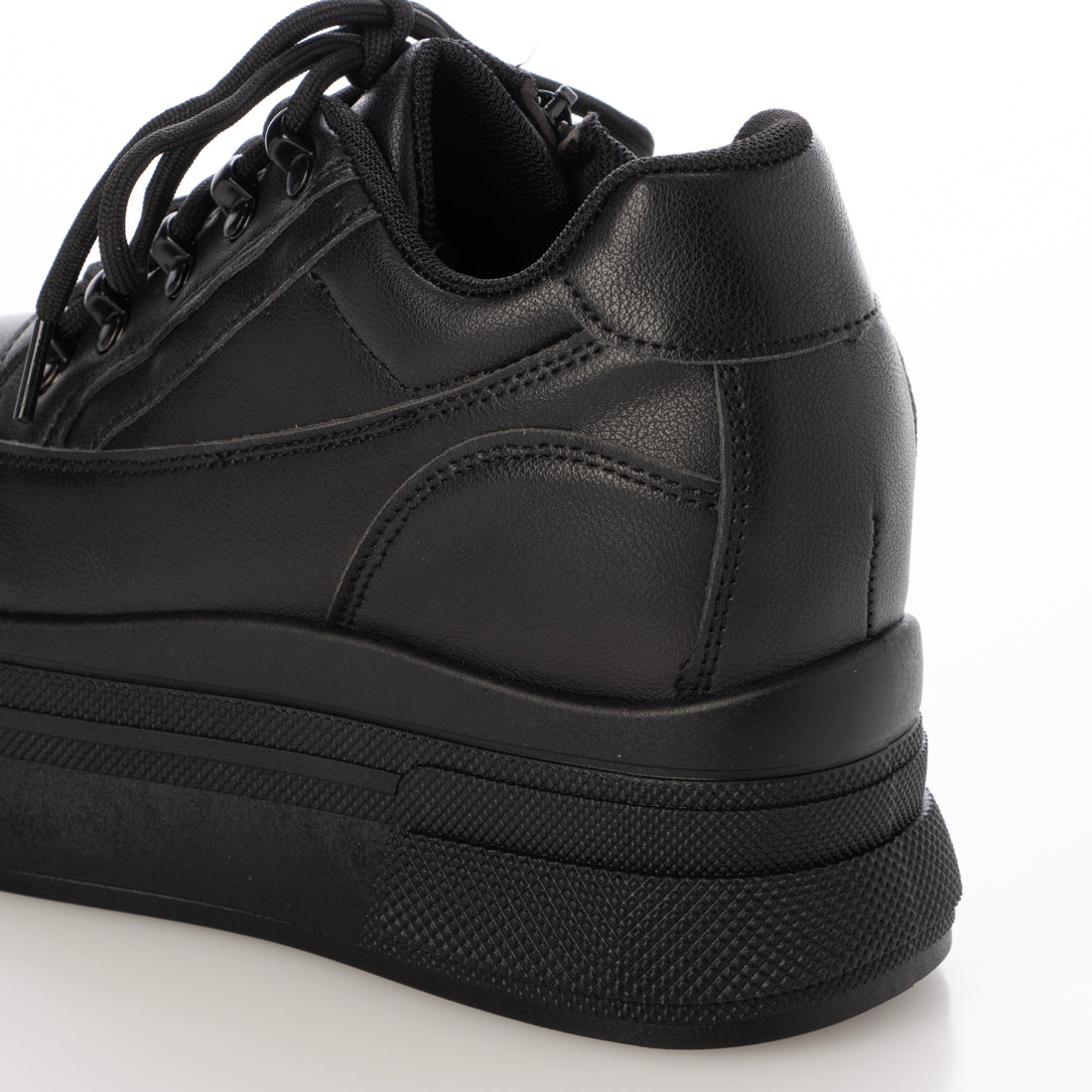 シューズインクローゼット Shoes in Closet -シュークロ- 厚底 プラットフォーム インヒール スニーカー5951 （ブラック/ブラック） ブラック/ブラック